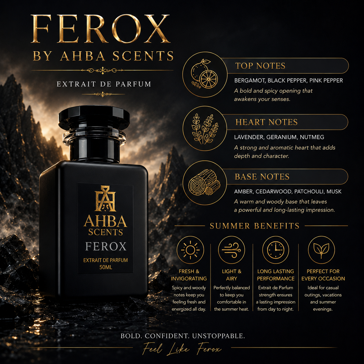 AHBA FEROX – Impression of Sauvage EDP | 50ml
