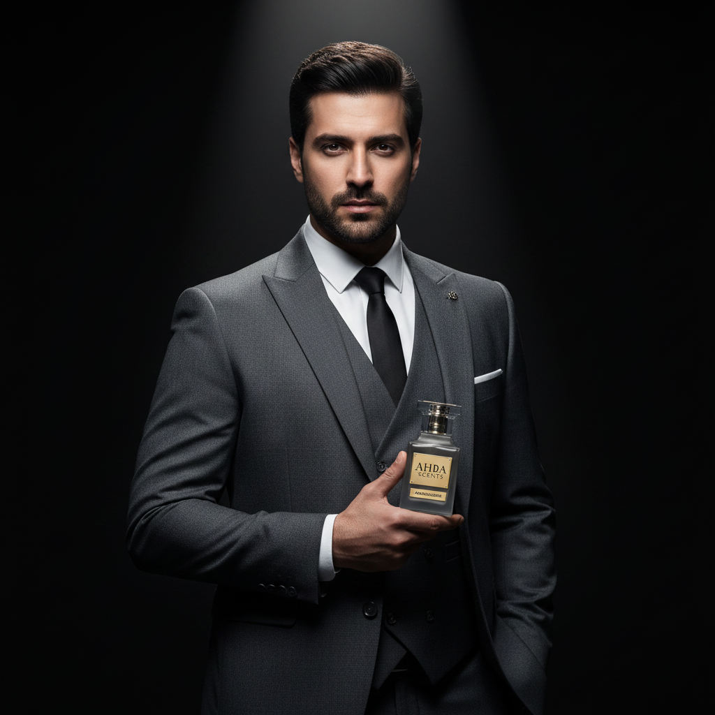 Ambassador perfume with male model